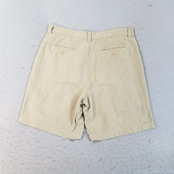 Tommy Bahama silk shorts men's 33 x 8.5 light green flawed - Picture 7 of 13